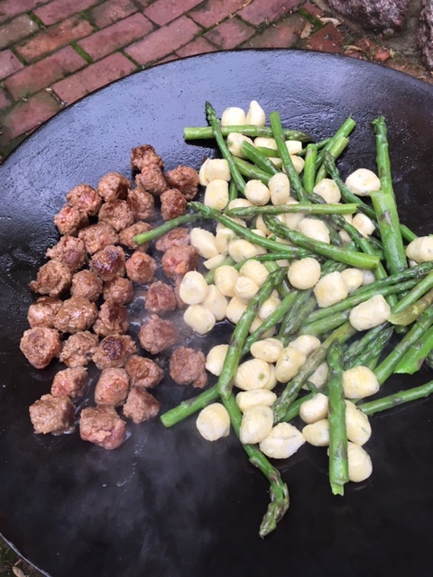 Sausage, Asparagus & Gnocchi