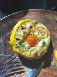 Stuffed Summer Patty Pans