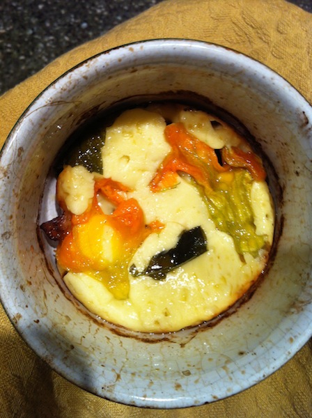 Scamorza Broil With Blossoms