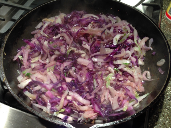 cabbage and fennel seeds