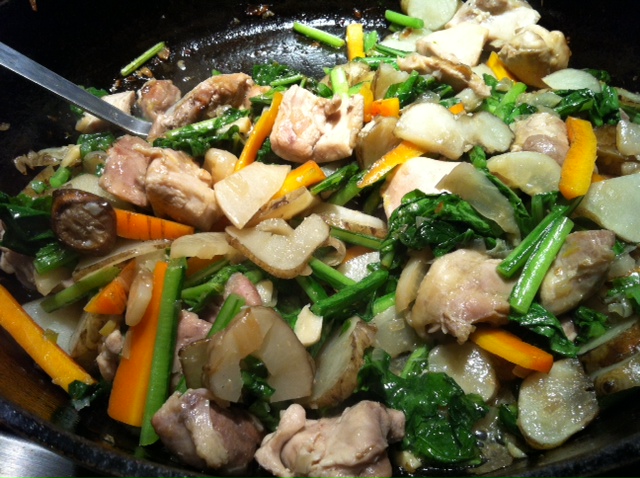 Stovetop Chicken Veggie Braise