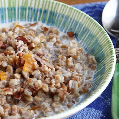 Cream of Wheat Berries with Cranberries and Cardamom