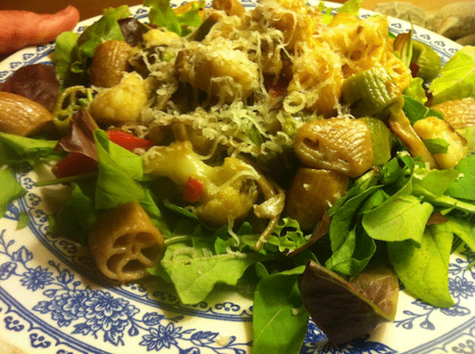 Curried Rice (or Pasta) and Veggie Salad