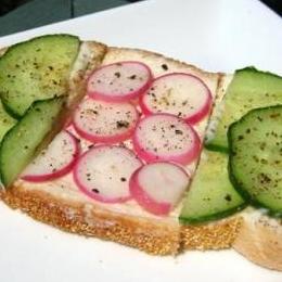 Radish Sandwiches