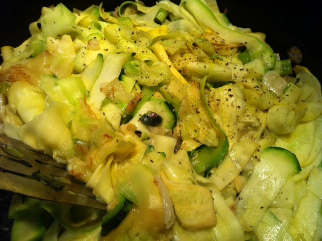 Zucchini and Squash Ribbons