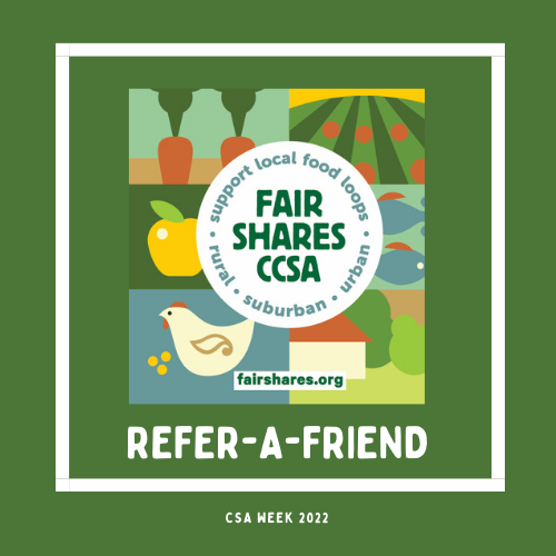 Refer-a-Friend for CSA Week