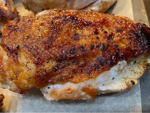 Pan Roasted Skin On Chicken