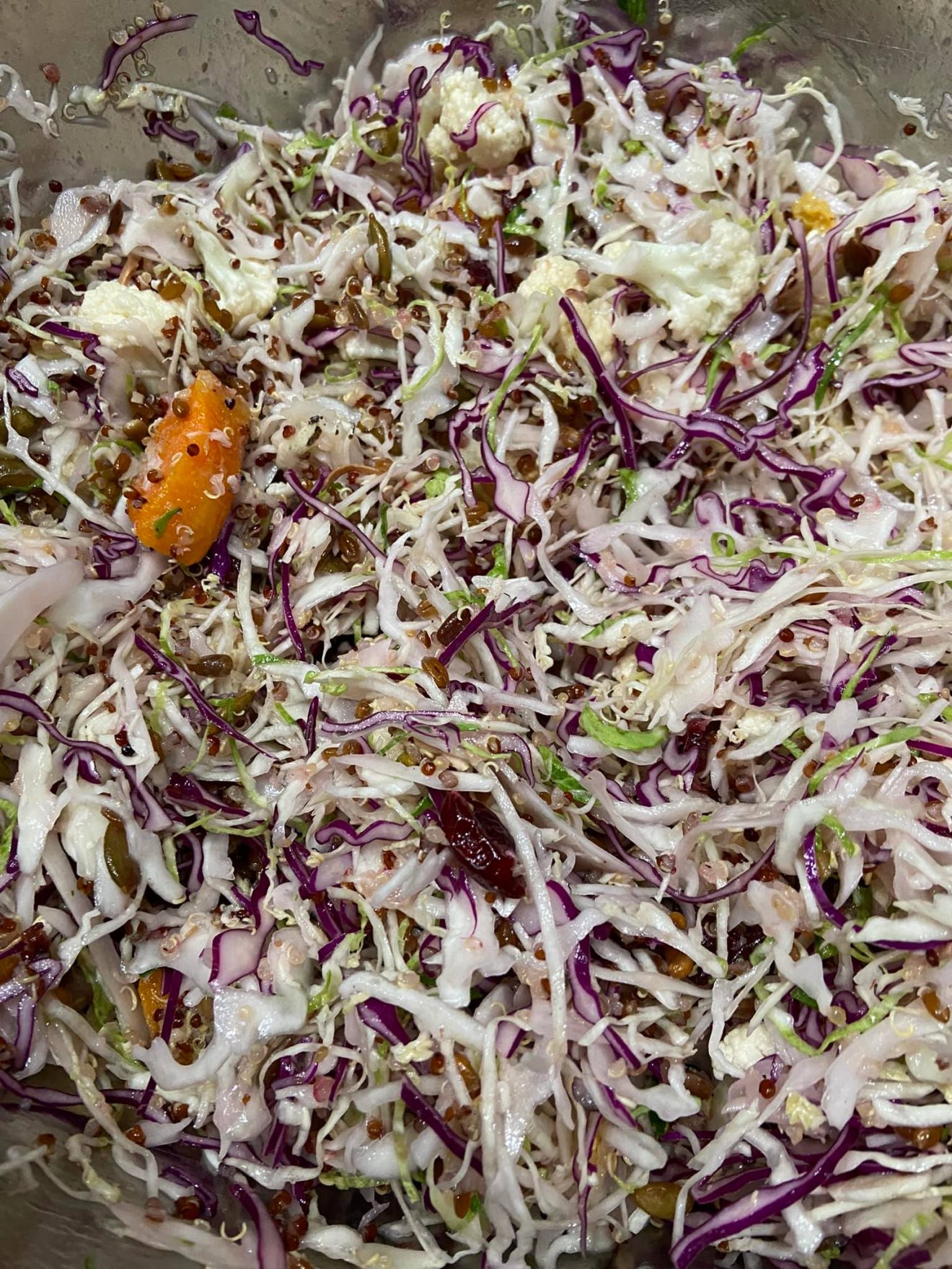 Slaw With Quinoa Crunch