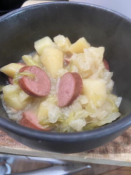 Cabbage, Potato, & Polish Sausage One Pot Meal