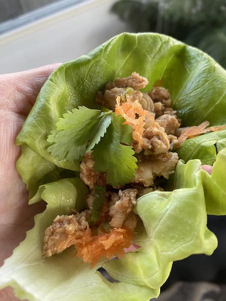 Asian Chicken Lettuce Wraps