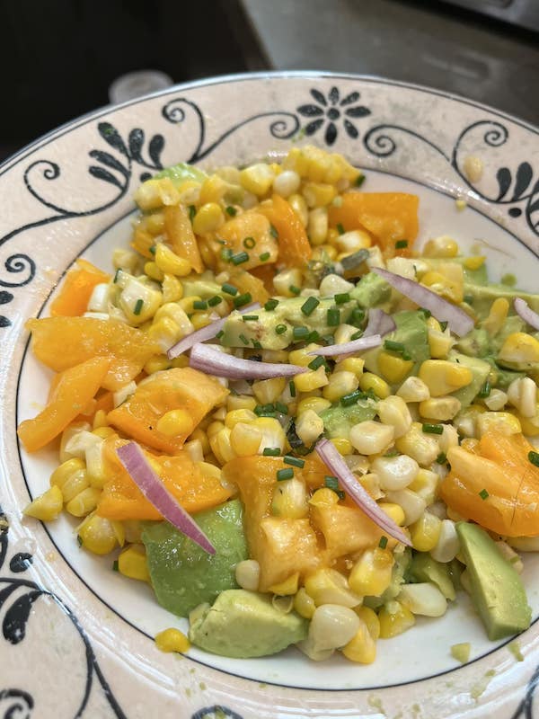 Corn, Tomato, and Avocado Salad