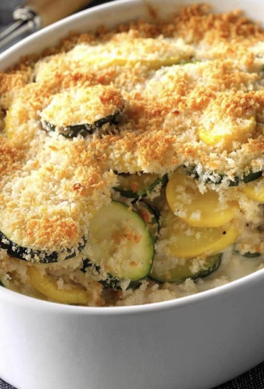 Zucchini and Yellow Squash Gratin