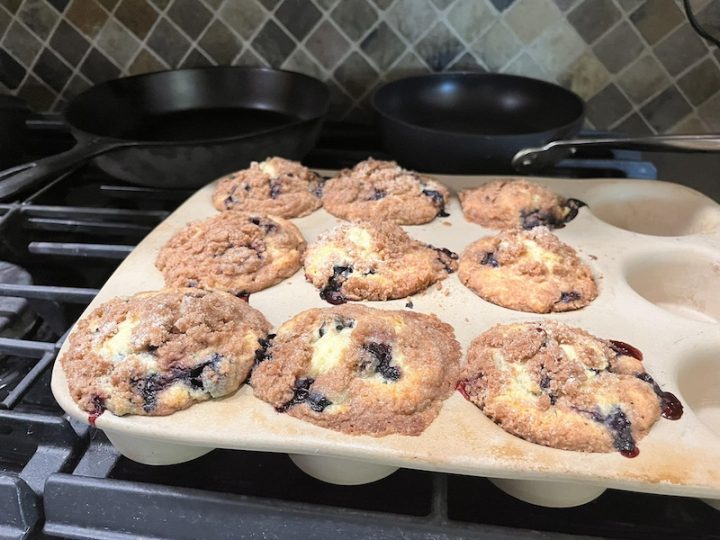 Blueberry Cinnamon Crumb Muffins