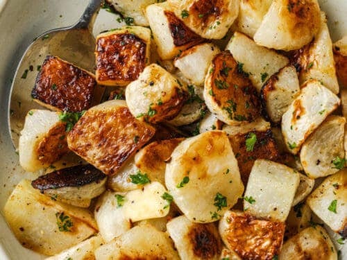 Miso Roast Turnips